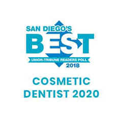 San Diego’s Best Cosmetic Dentist Award Recognition Highlighting Excellence in Patient Care – Poway Dentist Award Badge Showcasing San Diego’s Best Cosmetic Dentist Honor and Commitment to Quality Dentistry – Poway Dentist