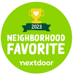 Nextdoor Neighborhood Favorite 2023 Award Recognizing Trusted Local Dental Care – Poway Dentist Neighborhood Favorite 2023 Nextdoor Badge Highlighting Community-Trusted Dental Practice – Poway Dentist