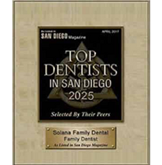 Top Dentists in San Diego 2025 Award Selected by Peers for Excellence in Dental Care – Poway Dentist San Diego Top Dentists 2025 Recognition Honoring Peer-Selected Dental Excellence – Poway Dentist